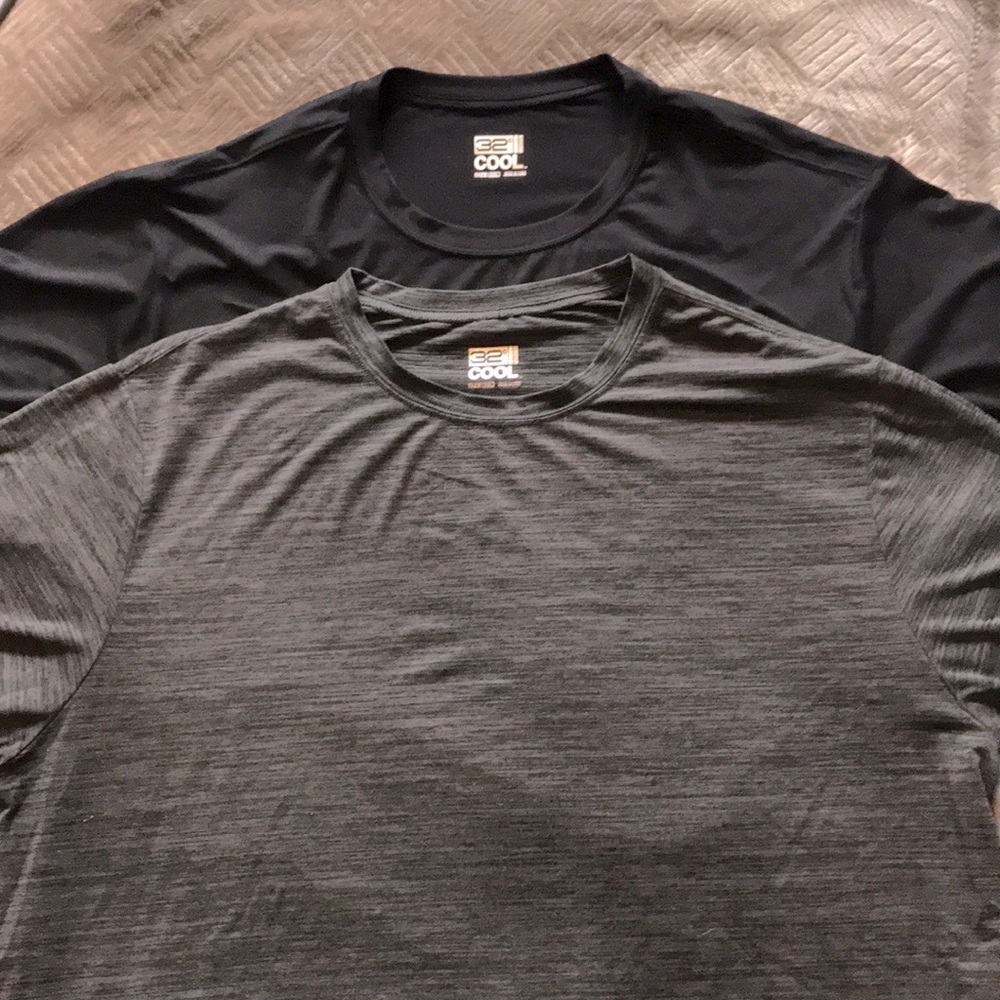 2- stay dry/stay cool t-shirts